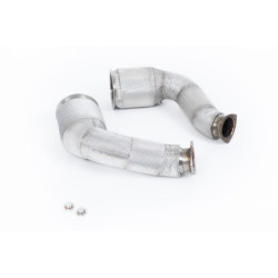 Milltek Sport Large Bore Downpipes and Hi-Flow Sports Cats Audi SQ8 4.0 V8 Bi-Turbo (Non OPF GPF Equipped Models...
