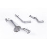 Milltek Sport Cat-back Audi TT 150 180 2WD Coupe & Roadster (1998-2006)