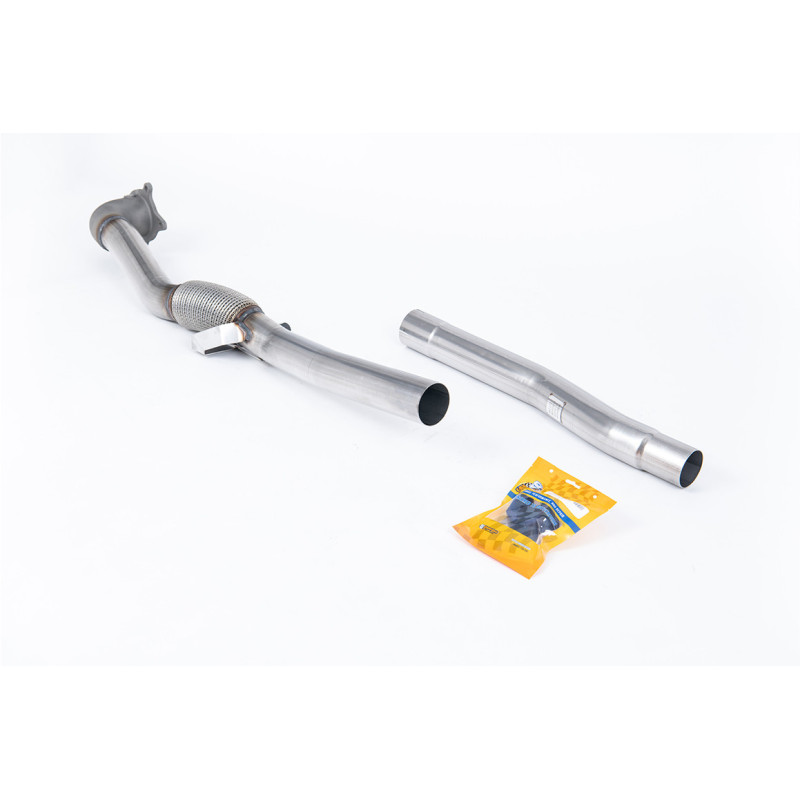 Milltek Sport Large-bore Downpipe and De-cat Audi TT Mk2 2.0 TFSi 2WD (2006-2011)