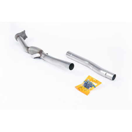 Milltek Sport Large-bore Downpipe and De-cat Audi TT Mk2 2.0 TFSi 2WD (2006-2011)