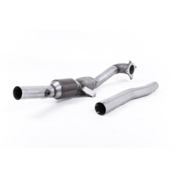 Milltek Sport Large Bore Downpipe and Hi-Flow Sports Cat Audi TT Mk2 2.0 TFSi 2WD (2006-2011)