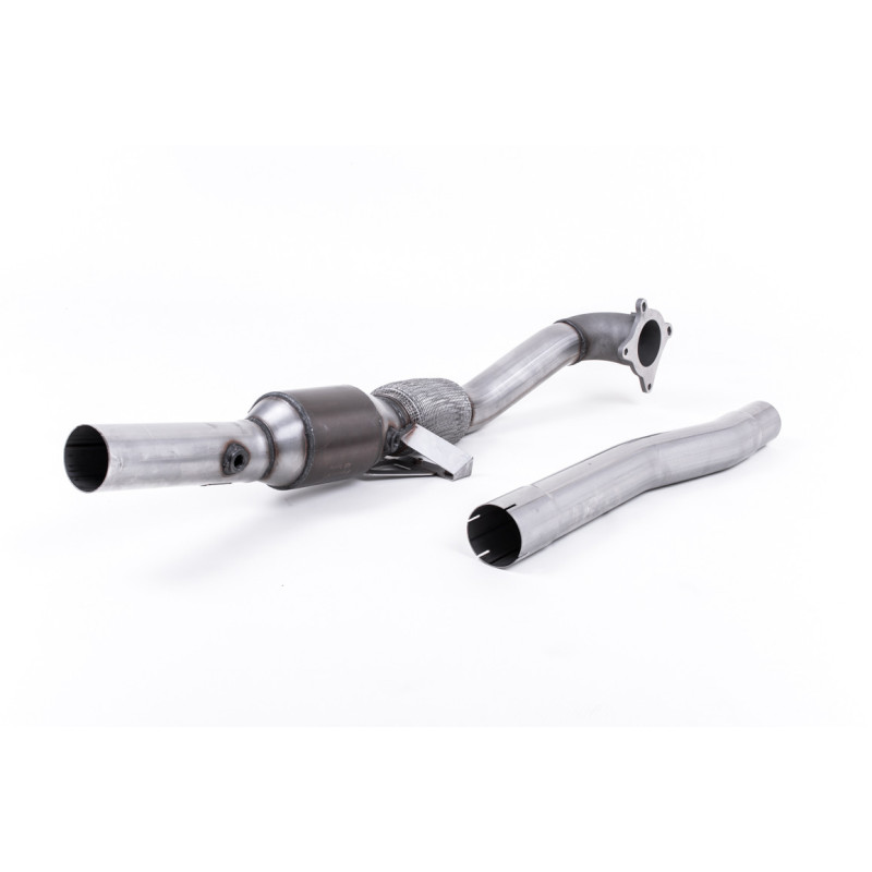 Milltek Sport Large Bore Downpipe and Hi-Flow Sports Cat Audi TT Mk2 2.0 TFSi 2WD (2006-2011)