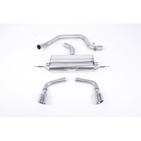 Milltek Sport Cat-back Audi TT Mk2 2.0 TFSi 2WD (2006-2011)