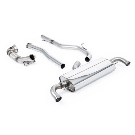 Milltek Sport Turbo-back excluding Hi-Flow Sports Cat Audi TT Mk2 TT RS Coupé 2.5-litre TFSI quattro (2009-2014)