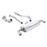 Milltek Sport Turbo-back excluding Hi-Flow Sports Cat Audi TT Mk2 TT RS Coupé 2.5-litre TFSI quattro (2009-2014)