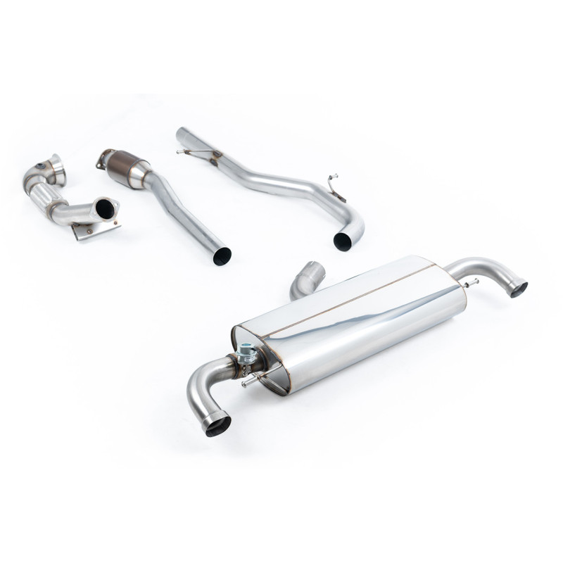 Milltek Sport Turbo-back including Hi-Flow Sports Cat Audi TT Mk2 TT RS Roadster 2.5-litre TFSI quattro (2009-2014)