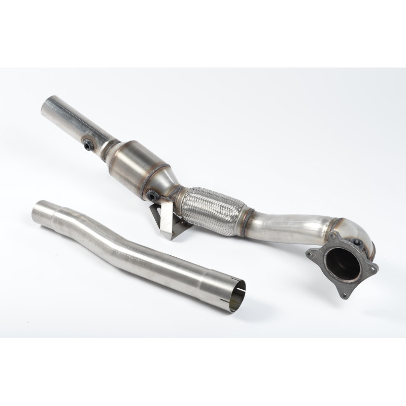 Milltek Sport Cast Downpipe with HJS High Flow Sports Cat Audi TT Mk2 TTS quattro (2008-2014)