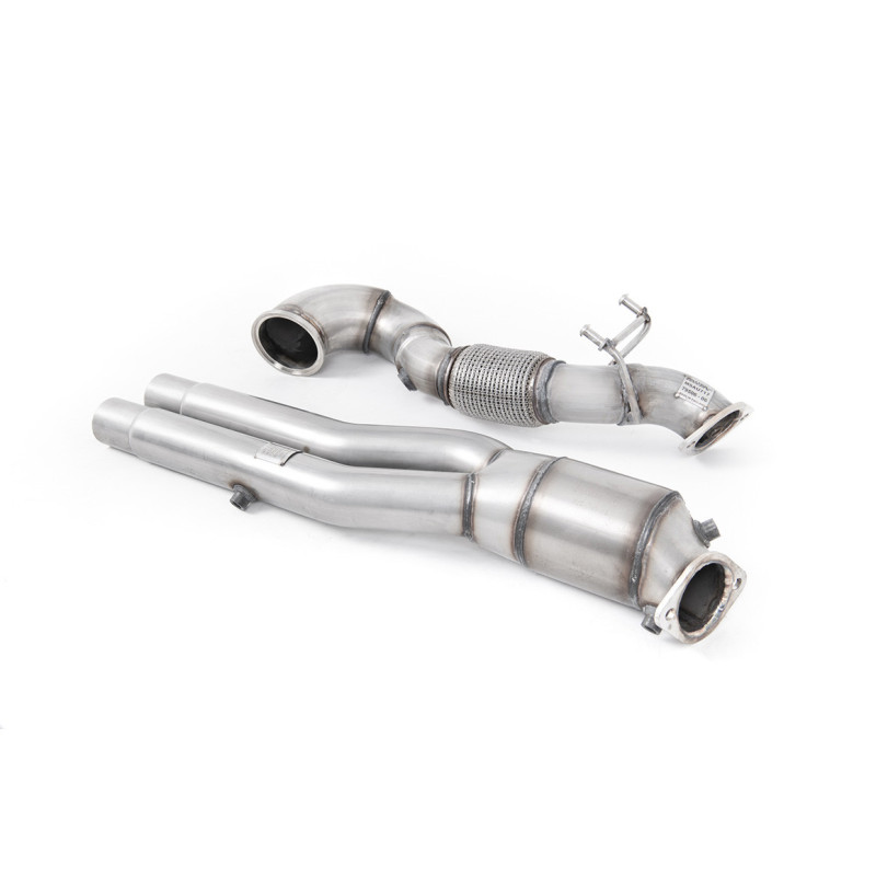 Milltek Sport Large Bore Downpipe and Hi-Flow Sports Cat Audi TT Mk3 TTRS 2.5TFSI Quattro (OPF GPF Models) (2019-2027)