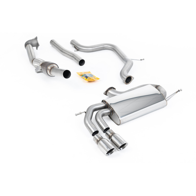 Milltek Sport Turbo-back including Hi-Flow Sports Cat Volkswagen Golf Mk5 GTi 2.0T FSI (2004-2009)