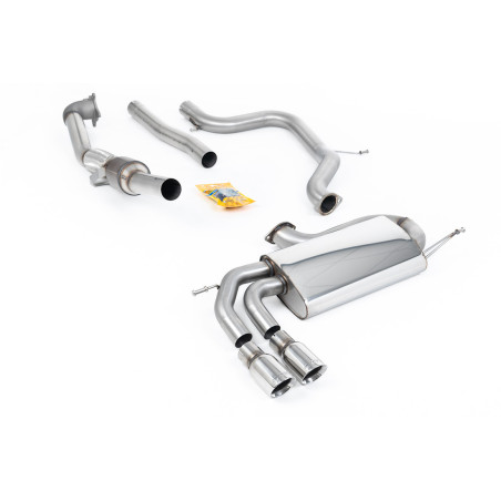 Milltek Sport Turbo-back including Hi-Flow Sports Cat Volkswagen Golf Mk5 GTi 2.0T FSI (2004-2009)