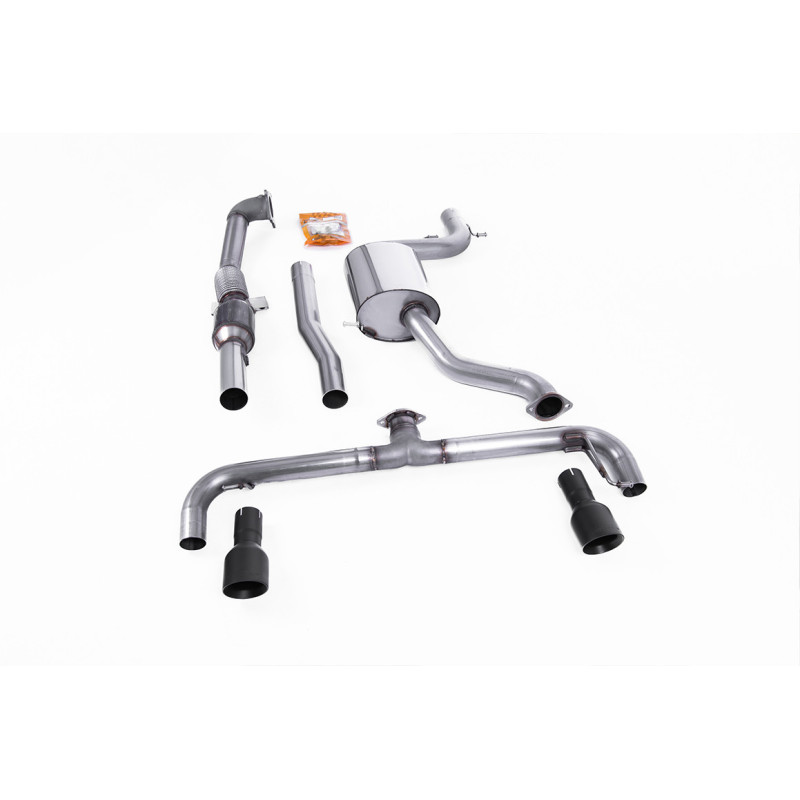 Milltek Sport Turbo-back including Hi-Flow Sports Cat Volkswagen Golf Mk6 GTi 2.0 TSI 210PS (2009-2013)