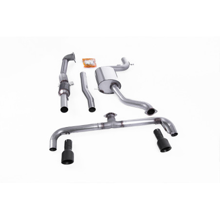 Milltek Sport Turbo-back including Hi-Flow Sports Cat Volkswagen Golf Mk6 GTi 2.0 TSI 210PS (2009-2013)