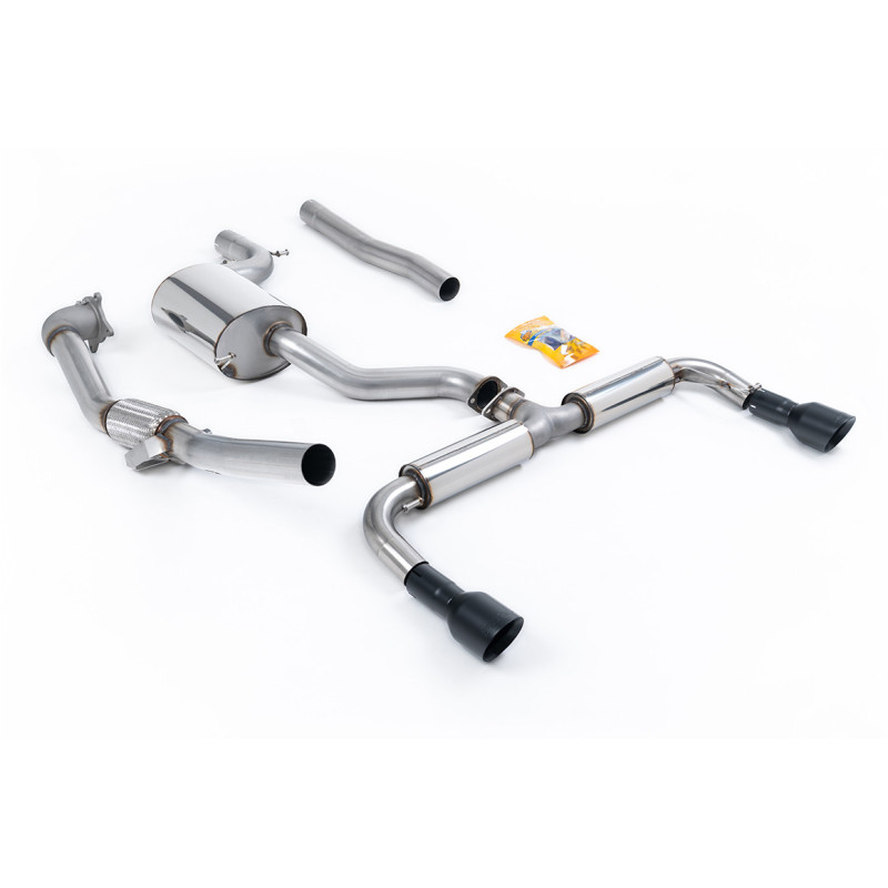 Milltek Sport Turbo-back excluding Hi-Flow Sports Cat Volkswagen Golf Mk6 GTi 2.0 TSI 210PS (2009-2013)
