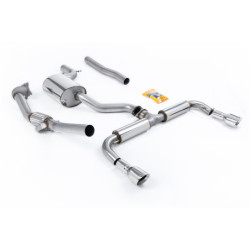 Milltek Sport Turbo-back excluding Hi-Flow Sports Cat Volkswagen Golf Mk6 GTi 2.0 TSI 210PS (2009-2013)