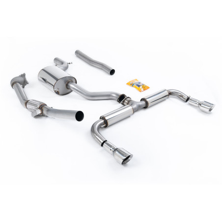 Milltek Sport Turbo-back excluding Hi-Flow Sports Cat Volkswagen Golf Mk6 GTi 2.0 TSI 210PS (2009-2013)