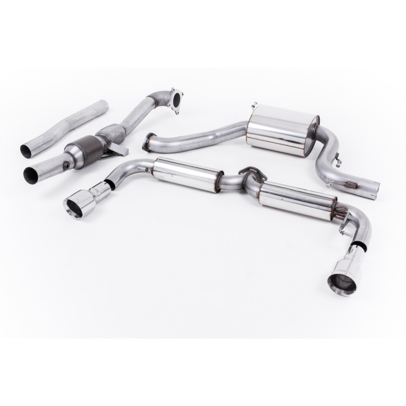 Milltek Sport Turbo-back including Hi-Flow Sports Cat Volkswagen Golf Mk6 GTi 2.0 TSI 210PS (2009-2013)