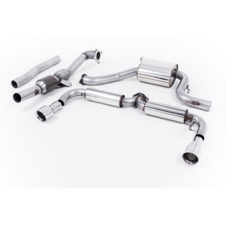 Milltek Sport Turbo-back including Hi-Flow Sports Cat Volkswagen Golf Mk6 GTi 2.0 TSI 210PS (2009-2013)