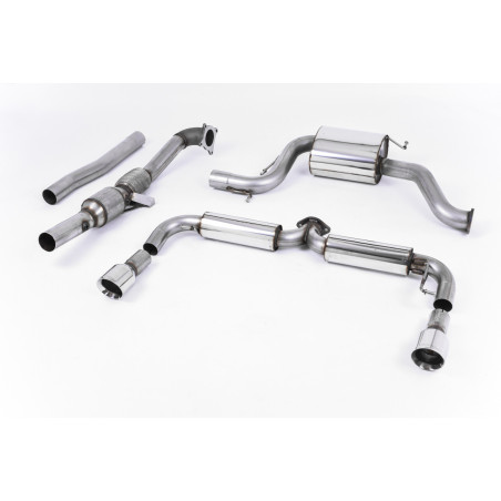 Milltek Sport Turbo-back including Hi-Flow Sports Cat Volkswagen Golf Mk6 GTi Edition 35 (2011-2012)