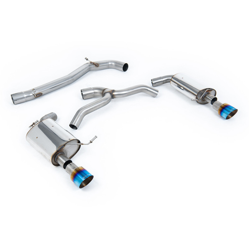 Milltek Sport Cat-back Volkswagen Golf Mk7 2.0TFSI Alltrack Estate Station Wagon Combi 4-Motion (2016-2021)