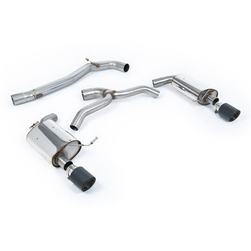 Milltek Sport Cat-back Volkswagen Golf Mk7 2.0TFSI Alltrack Estate Station Wagon Combi 4-Motion (2016-2021)