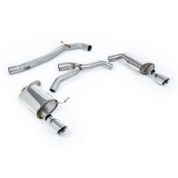 Milltek Sport Cat-back Volkswagen Golf Mk7 2.0TFSI Alltrack Estate Station Wagon Combi 4-Motion (2016-2021)