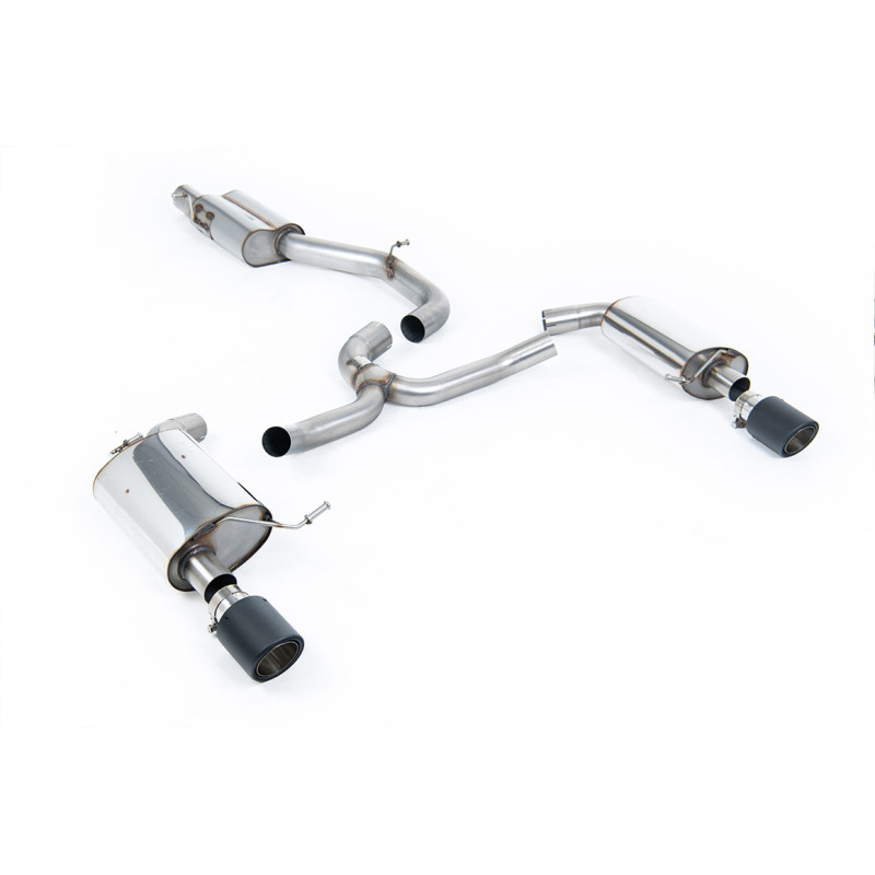 Milltek Sport Cat-back Volkswagen Golf Mk7 2.0TFSI Alltrack Estate Station Wagon Combi 4-Motion (2016-2021)