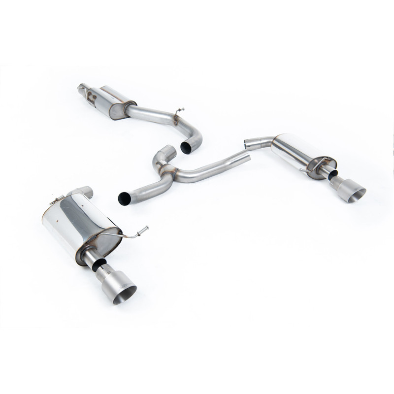 Milltek Sport Cat-back Volkswagen Golf Mk7 2.0TFSI Alltrack Estate Station Wagon Combi 4-Motion (2016-2021)