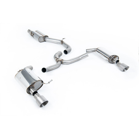 Milltek Sport Cat-back Volkswagen Golf Mk7 2.0TFSI Alltrack Estate Station Wagon Combi 4-Motion (2016-2021)