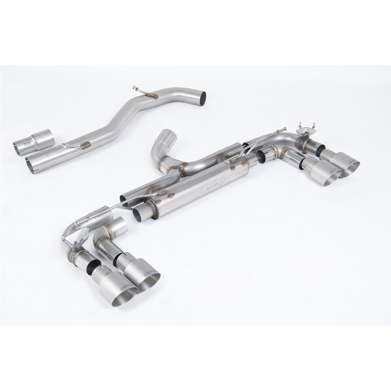 Milltek Sport Cat-back Volkswagen Golf MK7 R 2.0 TSI 300PS (80mm Race System Options) (2014-2016)