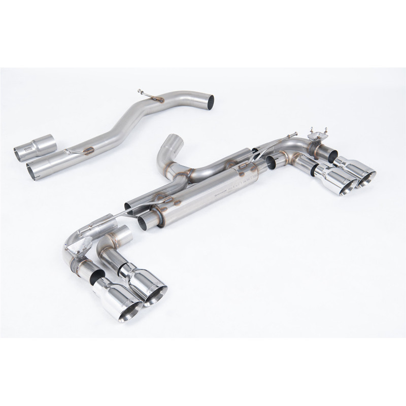 Milltek Sport Cat-back Volkswagen Golf MK7 R 2.0 TSI 300PS (80mm Race System Options) (2014-2016)