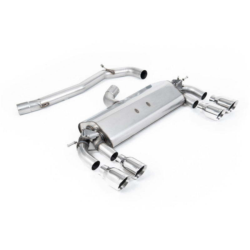 Milltek Sport Cat-back Volkswagen Golf MK7 R 2.0 TSI 300PS (ECE Approved & 76.2mm Systems) (2014-2016)