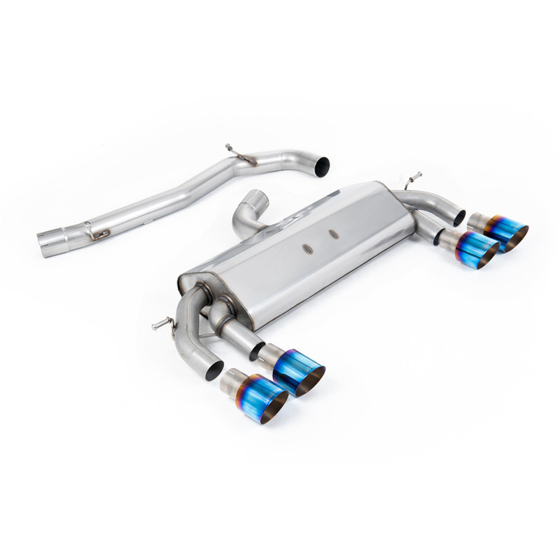 Milltek Sport Cat-back Volkswagen Golf MK7 R 2.0 TSI 300PS (ECE Approved & 76.2mm Systems) (2014-2016)
