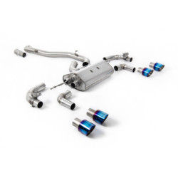 Milltek Sport Cat-back Volkswagen Golf Mk7.5 R 2.0 TSI 300PS (GPF Equipped Models Only) - 80mm Race Systems (2019-2022)