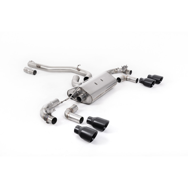 Milltek Sport Cat-back Volkswagen Golf Mk7.5 R 2.0 TSI 300PS (GPF Equipped Models Only) - 80mm Race Systems (2019-2022)