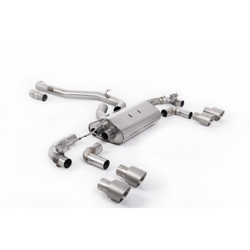 Milltek Sport Cat-back Volkswagen Golf Mk7.5 R 2.0 TSI 310PS (Non-GPF Equipped Models Only) - 80mm Race Systems...