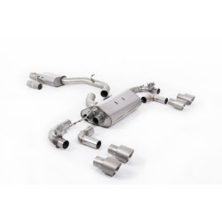 Milltek Sport Cat-back Volkswagen Golf Mk7.5 R 2.0 TSI 310PS (Non-GPF Equipped Models Only) - 80mm Race Systems...