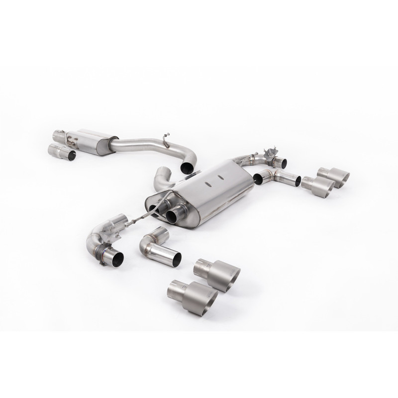 Milltek Sport Cat-back Volkswagen Golf Mk7.5 R 2.0 TSI 310PS (Non-GPF Equipped Models Only) - 80mm Race Systems...