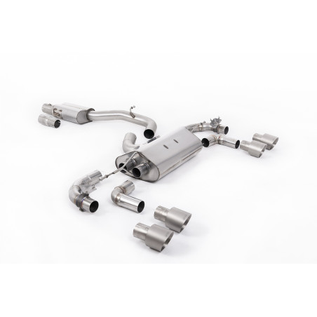 Milltek Sport Cat-back Volkswagen Golf Mk7.5 R 2.0 TSI 310PS (Non-GPF Equipped Models Only) - 80mm Race Systems...