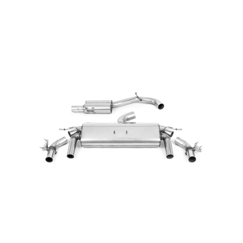 Milltek Sport Cat-back Volkswagen T-Roc R 2.0TSI 300ps (MQB EVO Models with OPF GPF) (2022-2027)