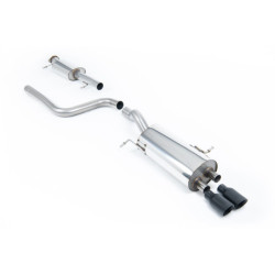 Milltek Sport Cat-back Ford Fiesta Mk7 Mk7.5 ST 1.6 litre EcoBoost 182PS & ST200 (2013-2017)