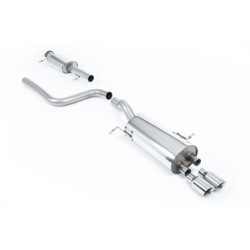 Milltek Sport Cat-back Ford Fiesta Mk7 Mk7.5 ST 1.6 litre EcoBoost 182PS & ST200 (2013-2017)
