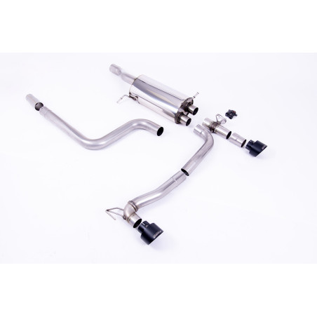 Milltek Sport Cat-back Ford Fiesta Mk8 & Mk8.5 ST 1.5 EcoBoost 200PS (Post Sept 2020 Models Only) (2020-2027)