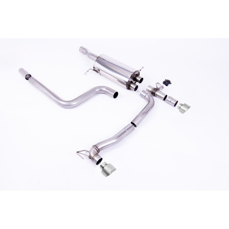 Milltek Sport Cat-back Ford Fiesta Mk8 & Mk8.5 ST 1.5 EcoBoost 200PS (Post Sept 2020 Models Only) (2020-2027)