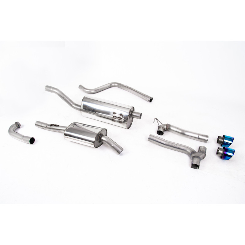 Milltek Sport Cat-back Ford Fiesta MK8 1.0T EcoBoost ST-Line 3 & 5 Door (Non-OPF GPF Models Only) - Dual Outlet...