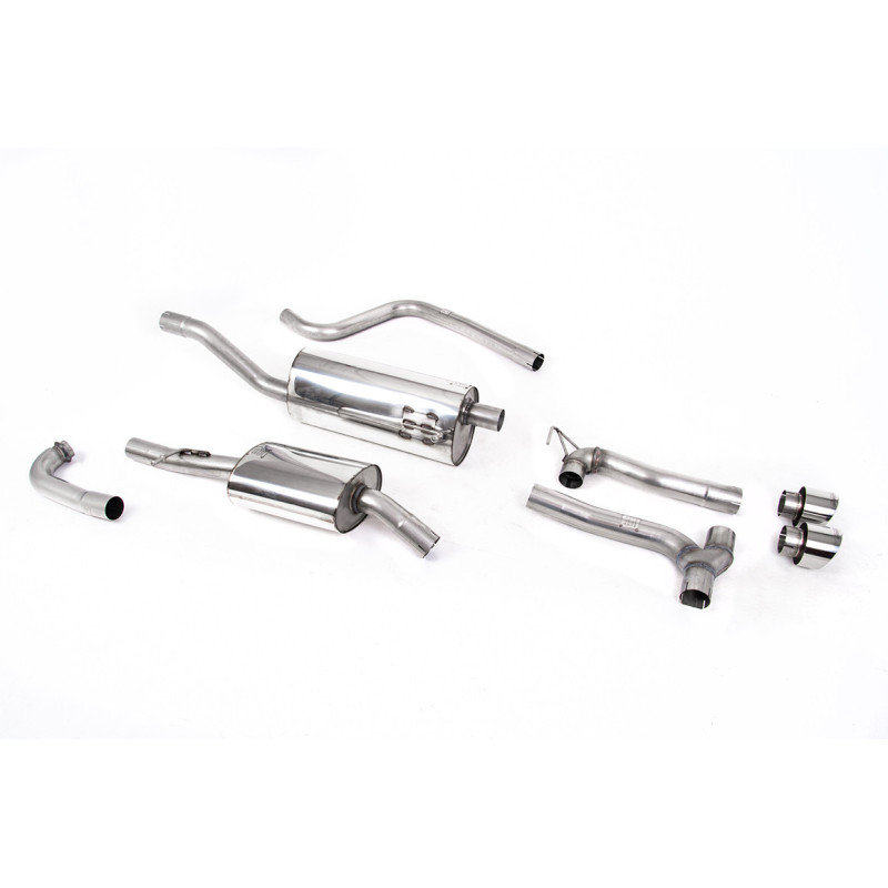 Milltek Sport Cat-back Ford Fiesta MK8 1.0T EcoBoost ST-Line 3 & 5 Door (Non-OPF GPF Models Only) - Dual Outlet...