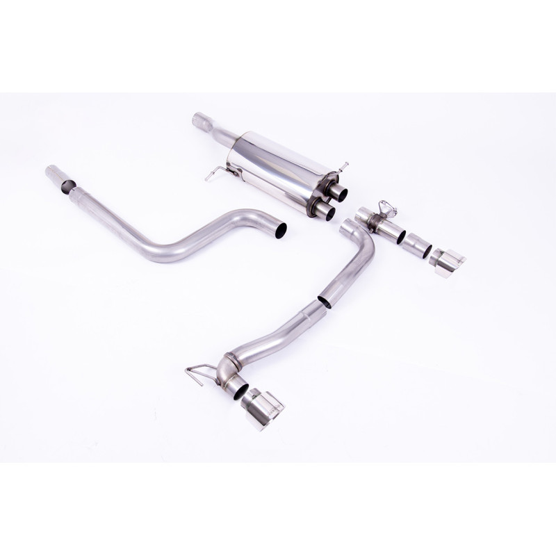 Milltek Sport Cat-back Ford Fiesta Mk8 ST 1.5 EcoBoost 200PS (Pre Sept 2020 Models Only) (2018-2020)