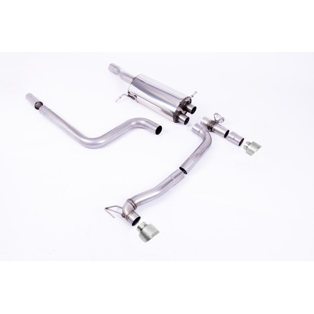 Milltek Sport Cat-back Ford Fiesta Mk8 ST 1.5 EcoBoost 200PS (Pre Sept 2020 Models Only) (2018-2020)