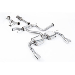 Milltek Sport Turbo-back including Hi-Flow Sports Cat Ford Focus MK2 RS 2.5T 305PS (2009-2010)