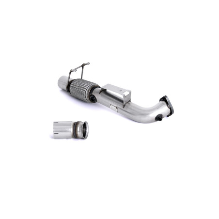 Milltek Sport Large-bore Downpipe and De-cat Ford Focus Mk3 RS 2.3-litre EcoBoost 4wd 5-Door Hatchback (2016-2018)