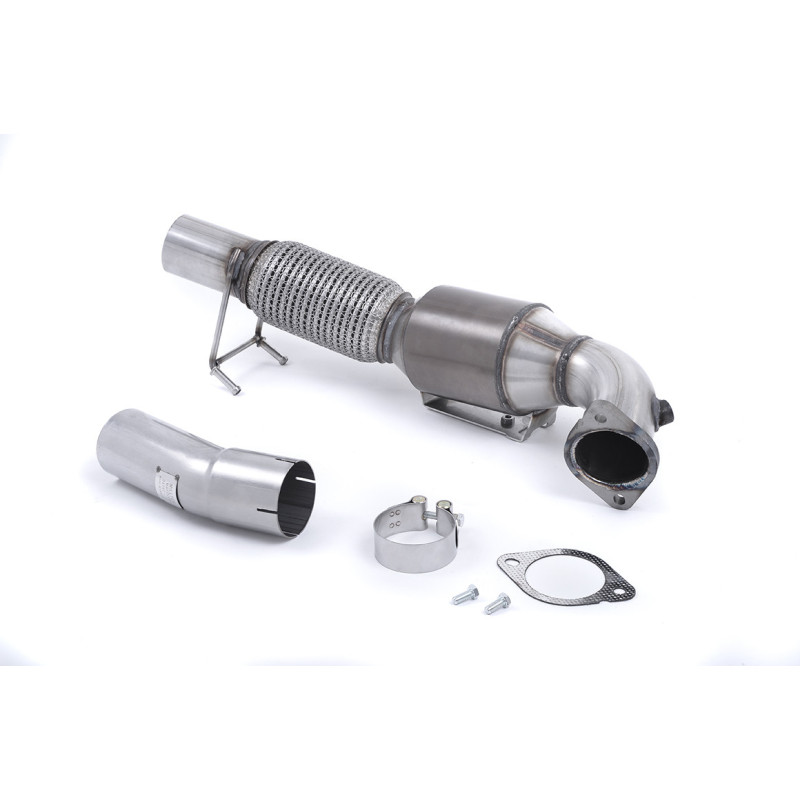 Milltek Sport Large Bore Downpipe and Hi-Flow Sports Cat Ford Focus Mk3 RS 2.3-litre EcoBoost 4wd 5-Door Hatchback...